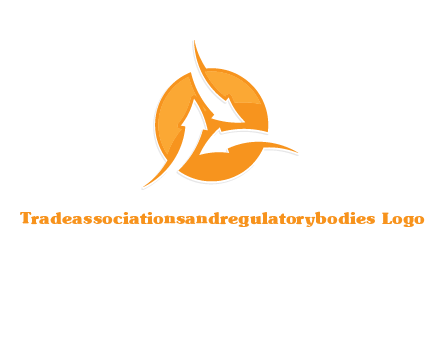 arrows inside circle logo