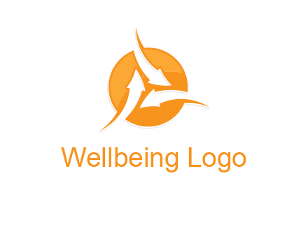 arrows inside circle logo