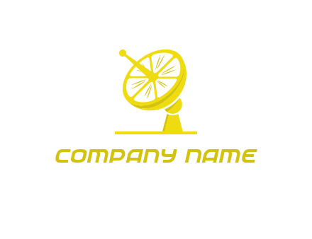 lemon satellite dish logo