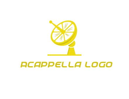 lemon satellite dish logo