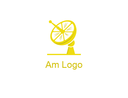 lemon satellite dish logo