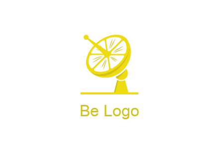 lemon satellite dish logo