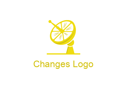 lemon satellite dish logo
