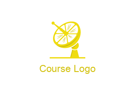 lemon satellite dish logo