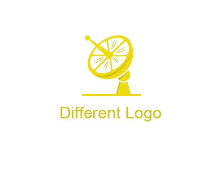lemon satellite dish logo