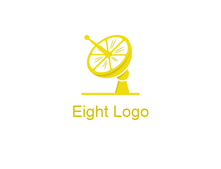 lemon satellite dish logo