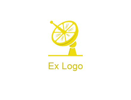 lemon satellite dish logo
