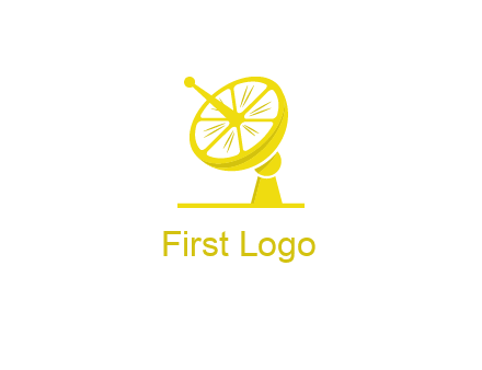 lemon satellite dish logo