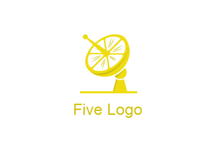 lemon satellite dish logo