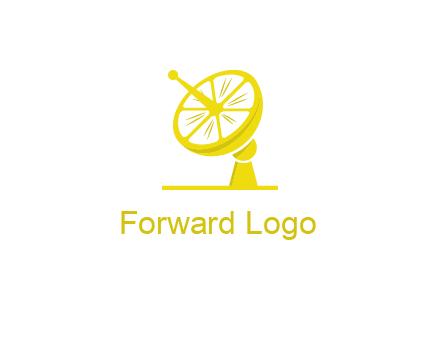 lemon satellite dish logo