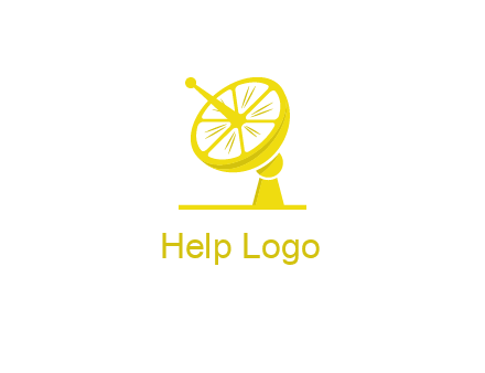 lemon satellite dish logo