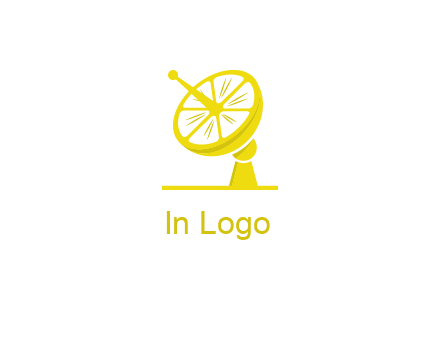 lemon satellite dish logo