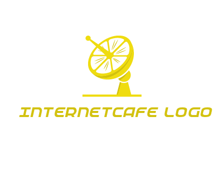 lemon satellite dish logo