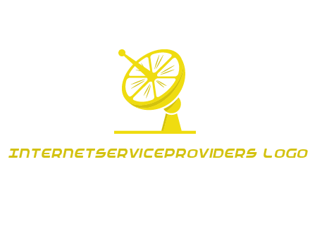 lemon satellite dish logo