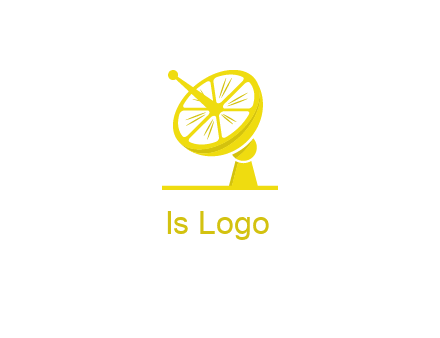 lemon satellite dish logo
