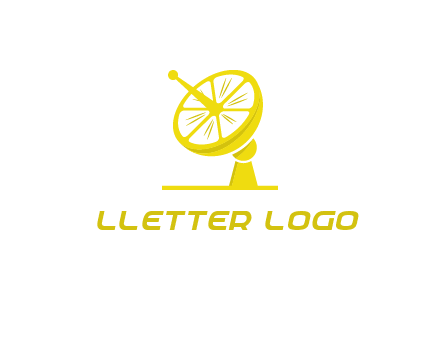 lemon satellite dish logo