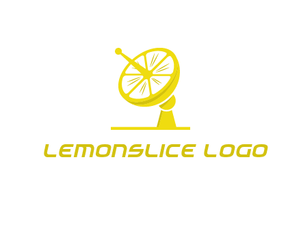 lemon satellite dish logo