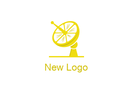 lemon satellite dish logo
