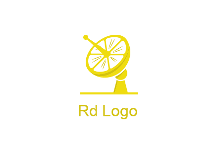 lemon satellite dish logo