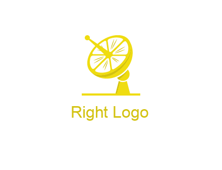 lemon satellite dish logo