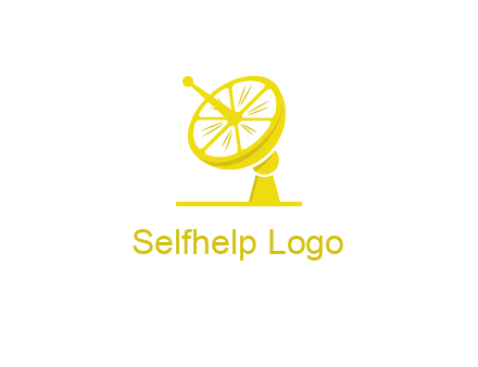 lemon satellite dish logo