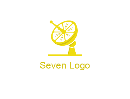 lemon satellite dish logo