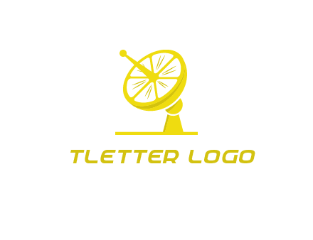 lemon satellite dish logo