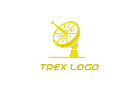 lemon satellite dish logo