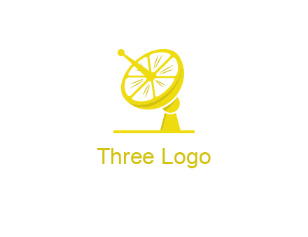 lemon satellite dish logo