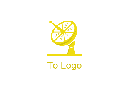 lemon satellite dish logo