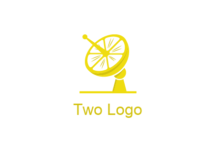lemon satellite dish logo