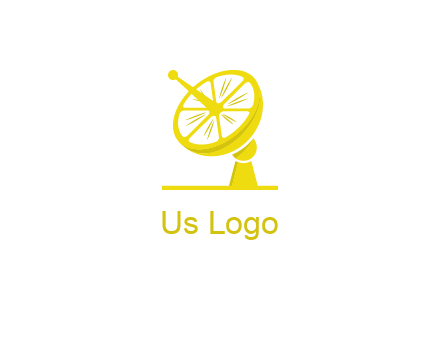 lemon satellite dish logo