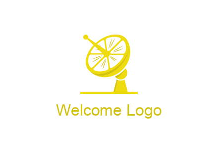 lemon satellite dish logo