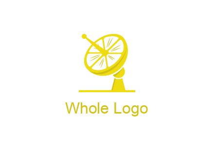 lemon satellite dish logo