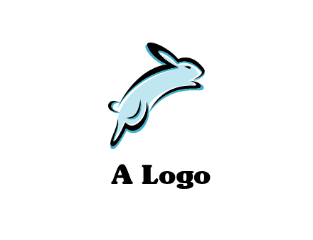 jumping bunny logo