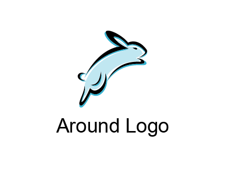 jumping bunny logo