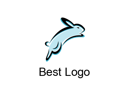 jumping bunny logo