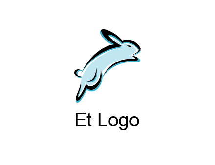 jumping bunny logo