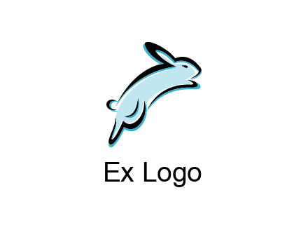 jumping bunny logo