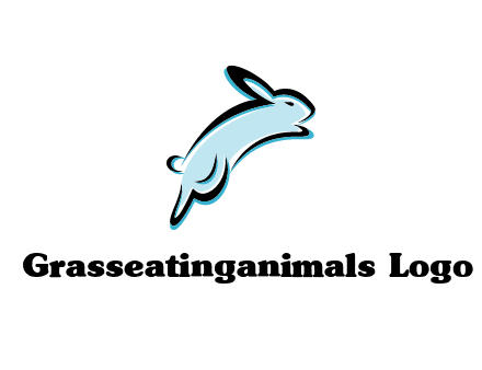 jumping bunny logo