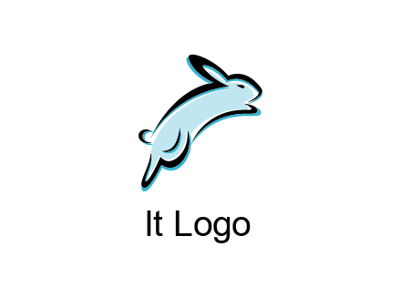 jumping bunny logo