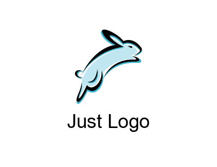 jumping bunny logo