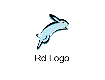 jumping bunny logo