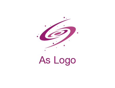 galaxy with stars logo