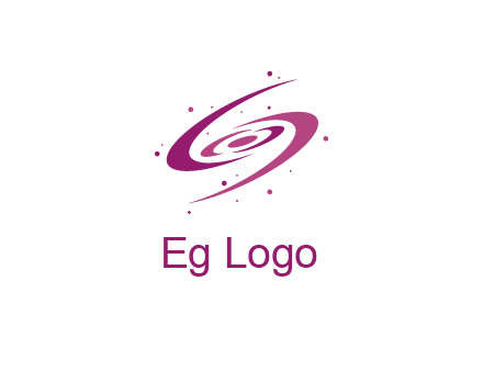 galaxy with stars logo