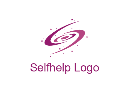 galaxy with stars logo