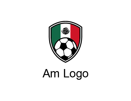 soccer inside mexico shield Logo