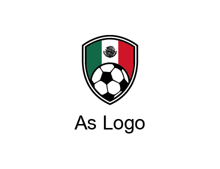 soccer inside mexico shield Logo