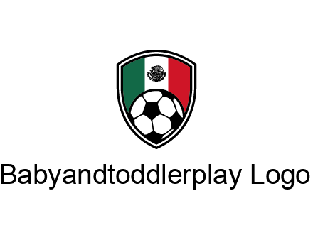 soccer inside mexico shield Logo