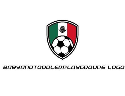 soccer inside mexico shield Logo